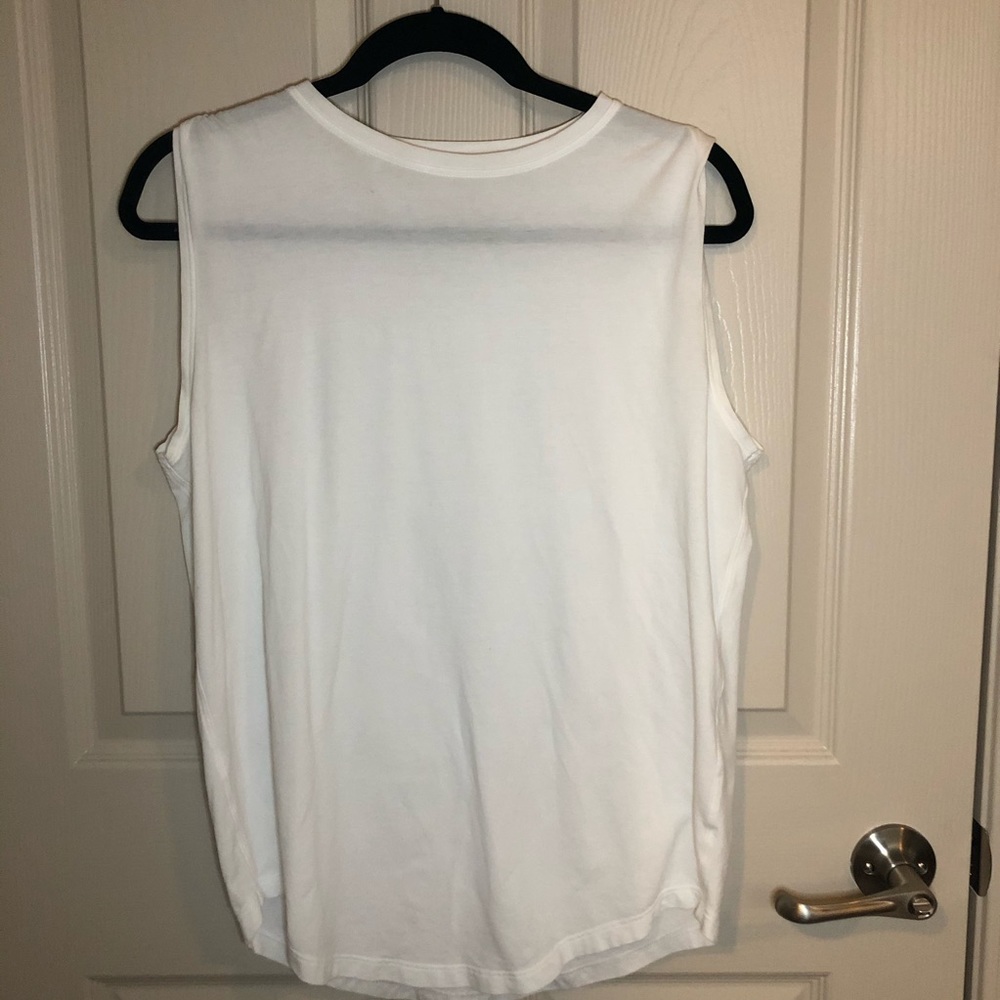 LULULEMON Brunswick Muscle Tank White size 4